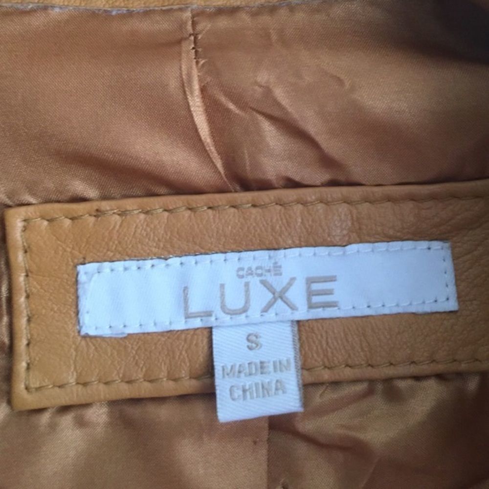 🎉Last Deal 🎉Cache Luxe leather Jacket👧🎉 - Picture 2 of 4